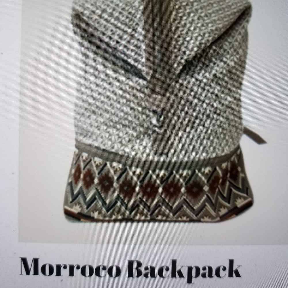 RARE sALE  Ten79la Moroccan boho  backpack